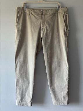 Lululemon ABC Pant Slim Fit Warpstreme 38 Khaki Beige